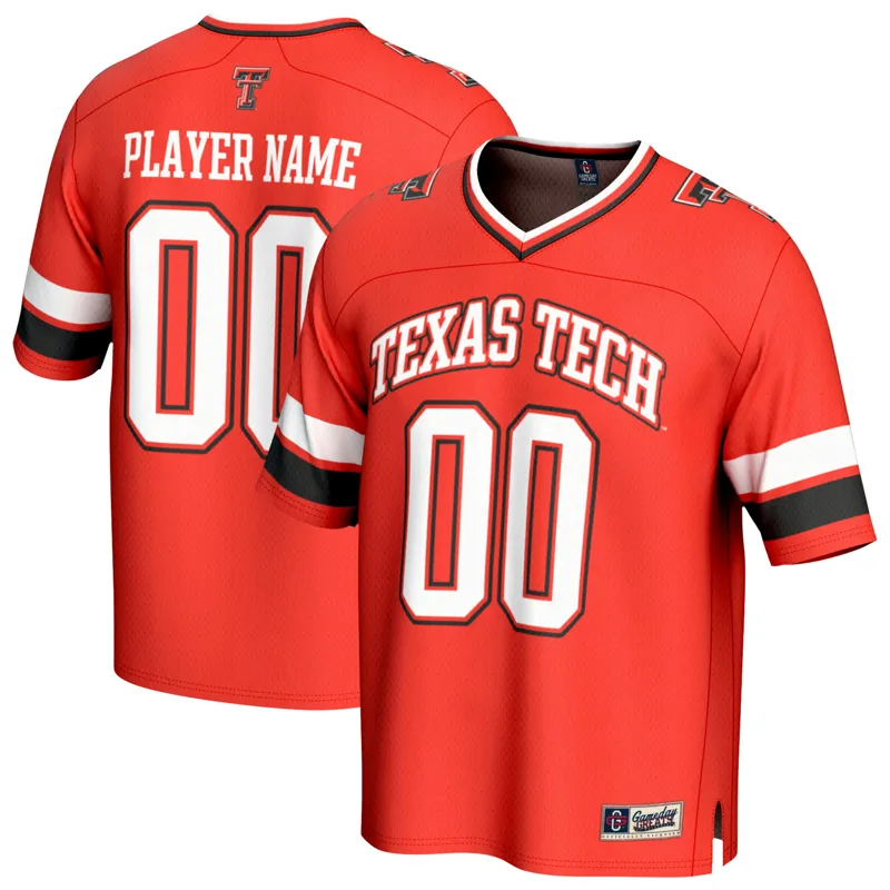 Texas Tech Red Raiders Jersey Gameday Greats Red Personalized Jersey - Image 4