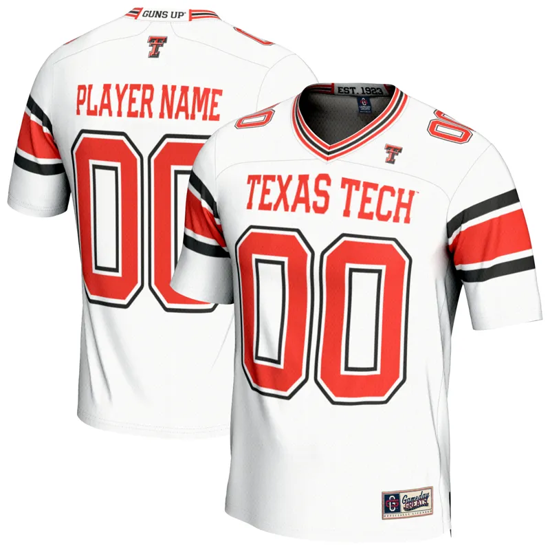 Texas Tech Red Raiders Jersey Gameday Greats Red Pick A Player Lightweight Jersey - Image 5