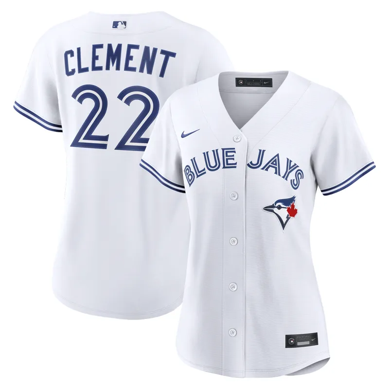 Toronto Blue Jays Jersey Ernie Clement White Home Jersey
