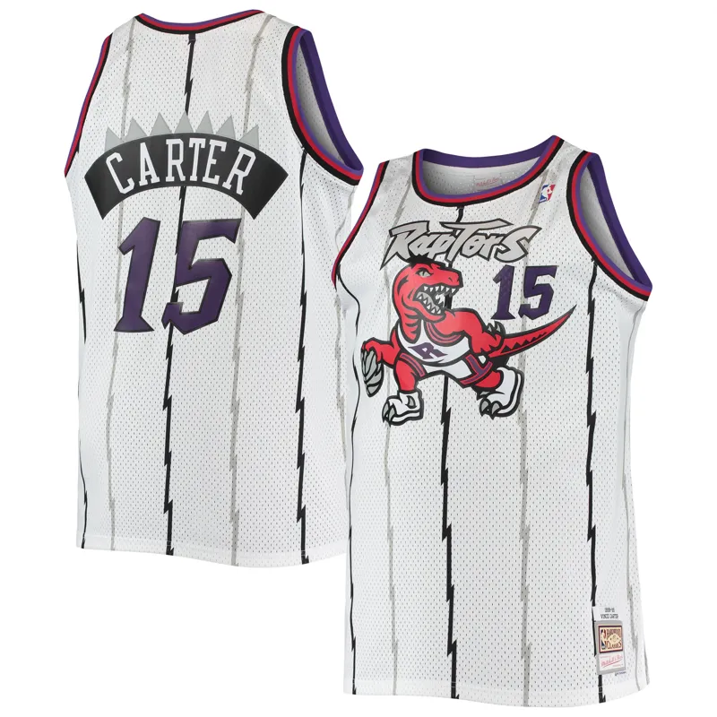 Toronto Raptors Jersey Vince Carter Purple Big & Tall 1999-00 Hardwood Classics Swingman Jersey - Image 3