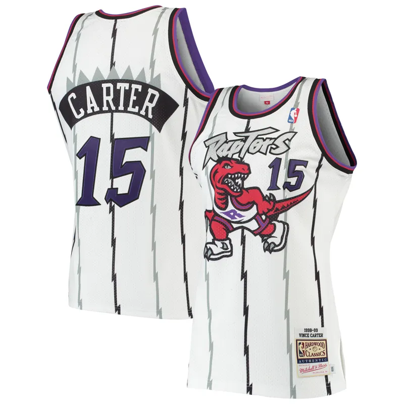 Toronto Raptors Jersey Vince Carter Purple Big & Tall 1999-00 Hardwood Classics Swingman Jersey - Image 4