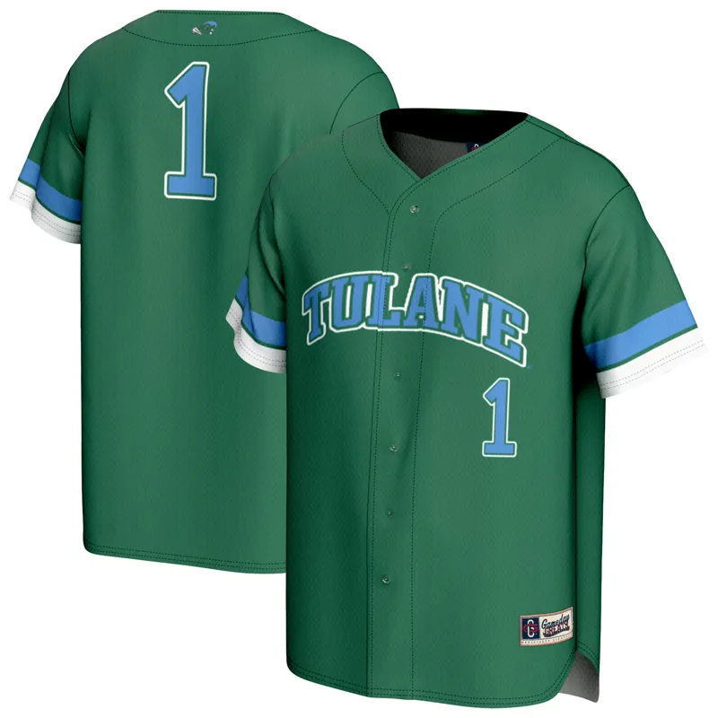 Tulane Green Wave Jersey Gameday Greats #1 Green Lightweight Collegiate Jersey