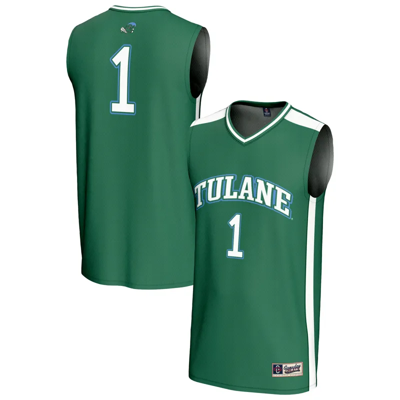 Tulane Green Wave Jersey Gameday Greats #1 Green Jersey - Image 5