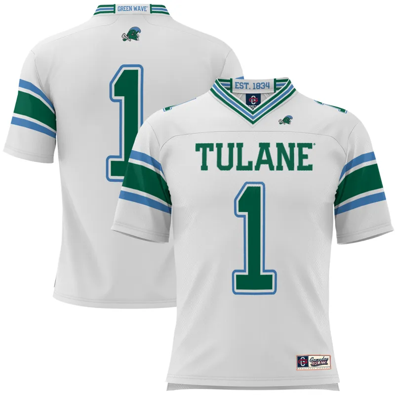 Tulane Green Wave Jersey Gameday Greats #1 Green Lightweight Jersey - Image 5