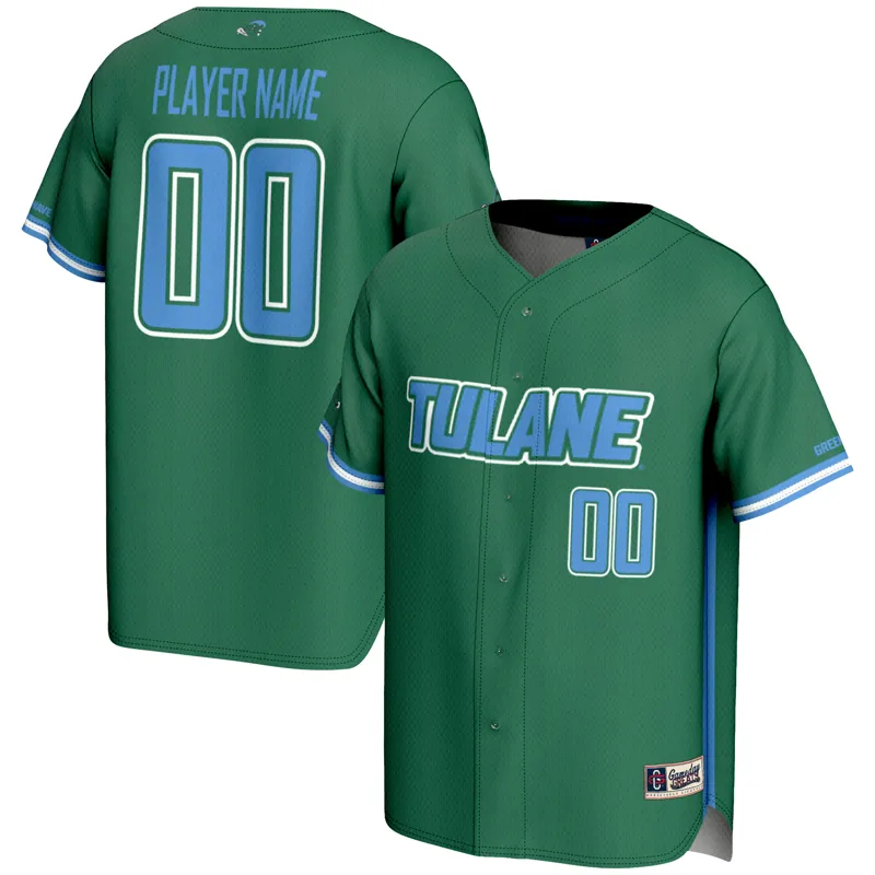 Tulane Green Wave Jersey Gameday Greats Green Pick A Player Lightweight Jersey - Image 3
