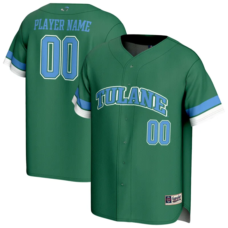 Tulane Green Wave Jersey Gameday Greats Green Pick A Player Lightweight Jersey