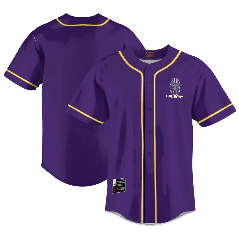 Ualbany Great Danes Jersey Gameday Greats Purple Lightweight Jersey - Image 3