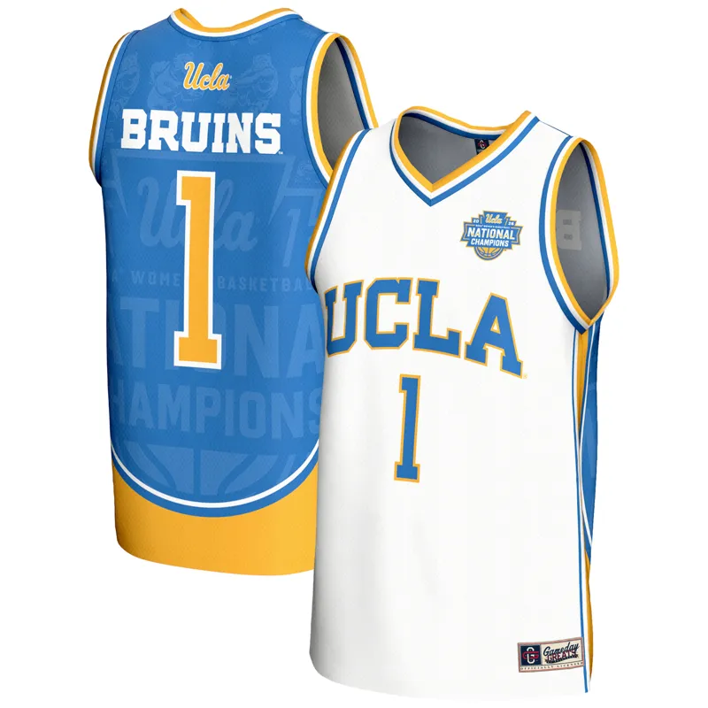 Ucla Bruins Jersey Gameday Greats Gabby Jaquez White Lightweight Collegiate Jersey - Image 2