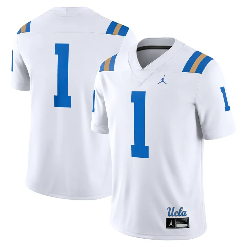 Ucla Bruins Jersey Jordan Brand #1 White Game Jersey