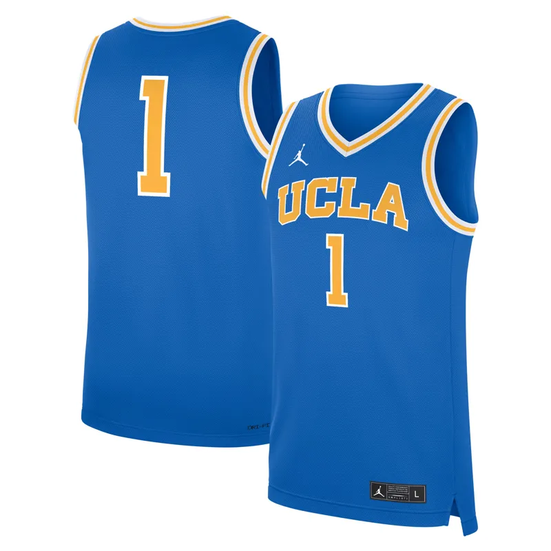 Ucla Bruins Jersey Jordan Brand #1 White Game Jersey - Image 4