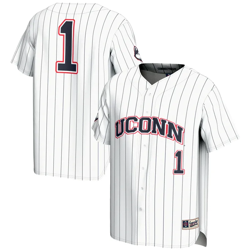 Uconn Huskies Jersey Gameday Greats #1 White Lightweight Jersey