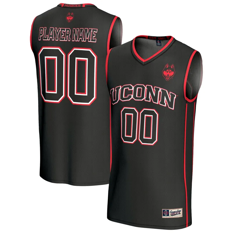 Uconn Huskies Jersey Gameday Greats Black Lightweight Collegiate Pick A Player Jersey - Image 5