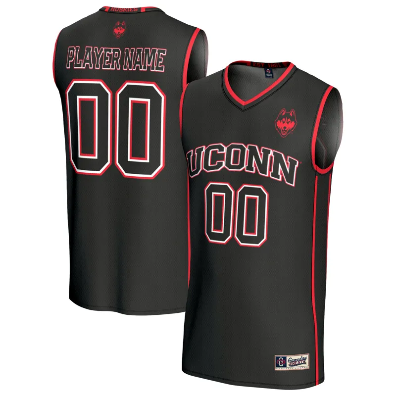 Uconn Huskies Jersey Gameday Greats Black Lightweight Collegiate Pick A Player Jersey - Image 2