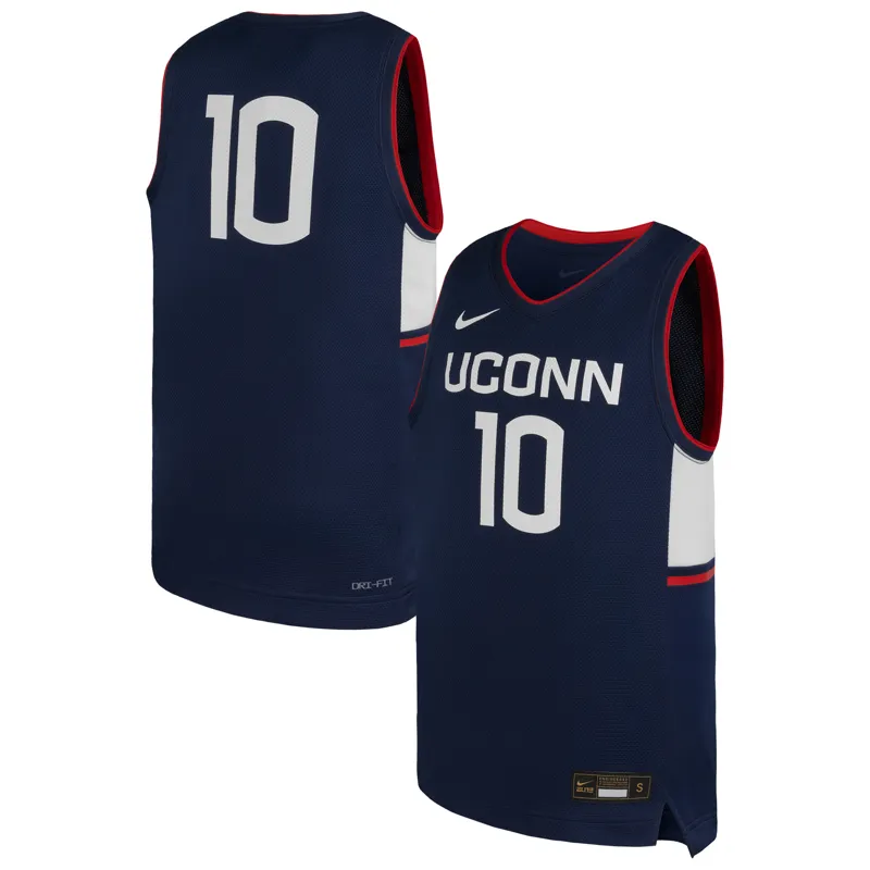 Uconn Huskies Jersey Jordan Brand #10 Navy Jersey