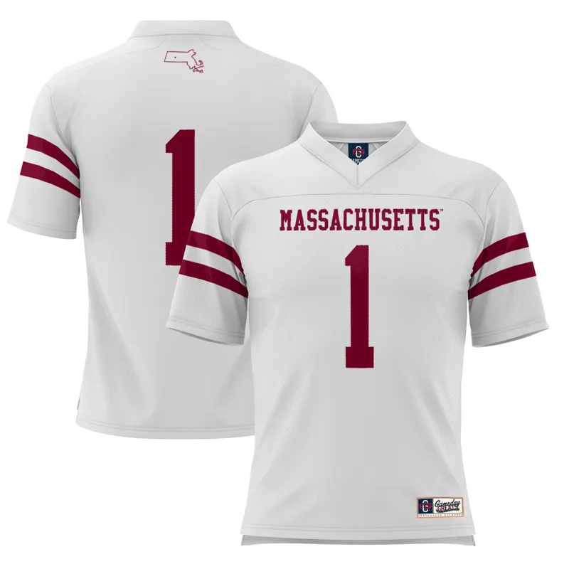 Umass Minutemen Jersey Gameday Greats #1 White Jersey