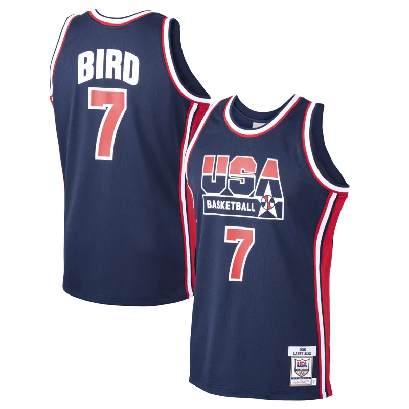 Usa 1992 Dream Team Jersey Larry Bird Navy  Jersey
