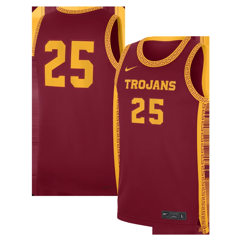 Usc Trojans Jersey #25 Black Alternate Jersey - Image 4