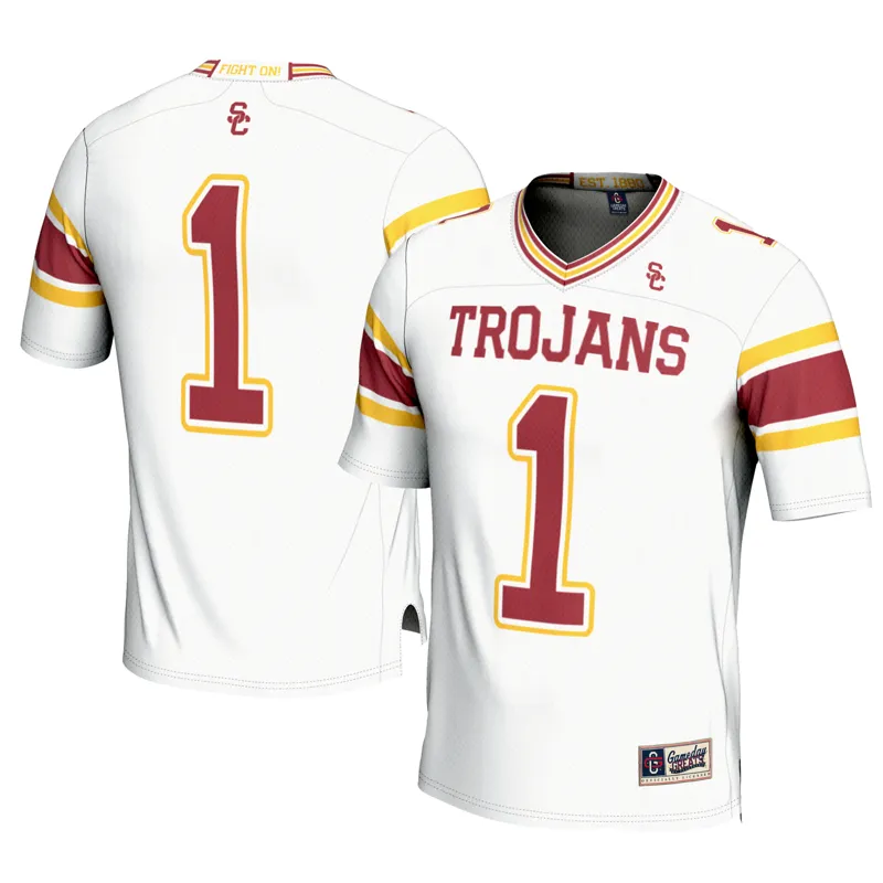 Usc Trojans Jersey Gameday Greats #1 White Jersey