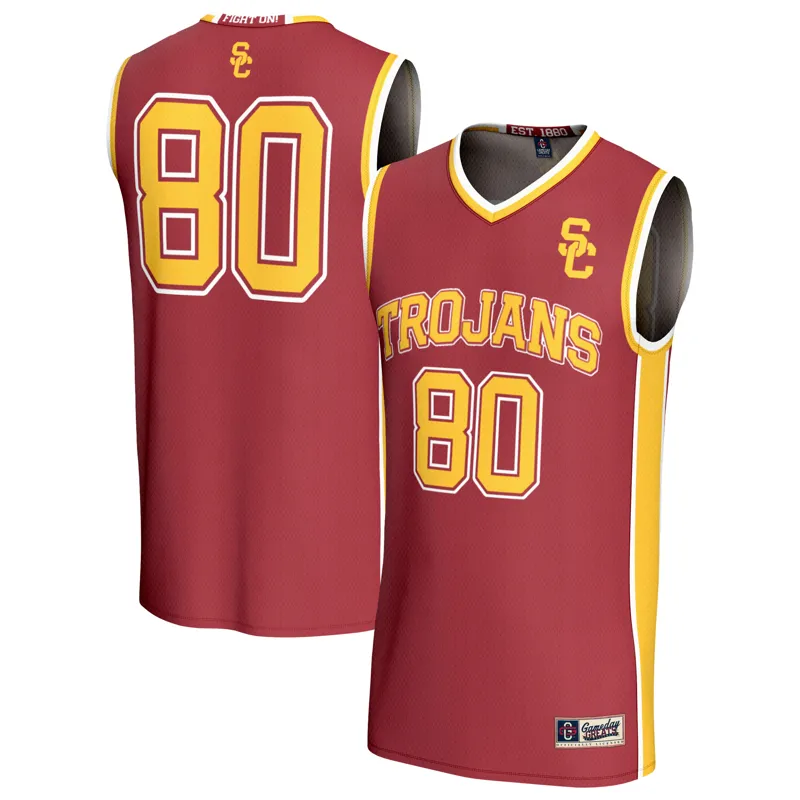 Usc Trojans Jersey Gameday Greats #80 Cardinal Lightweight Jersey - Image 2