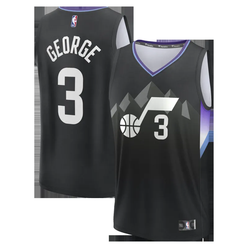 Utah Jazz Jersey Jordan Brand Jaren Jackson Jr Black Swingman Statement Edition Jersey - Image 5