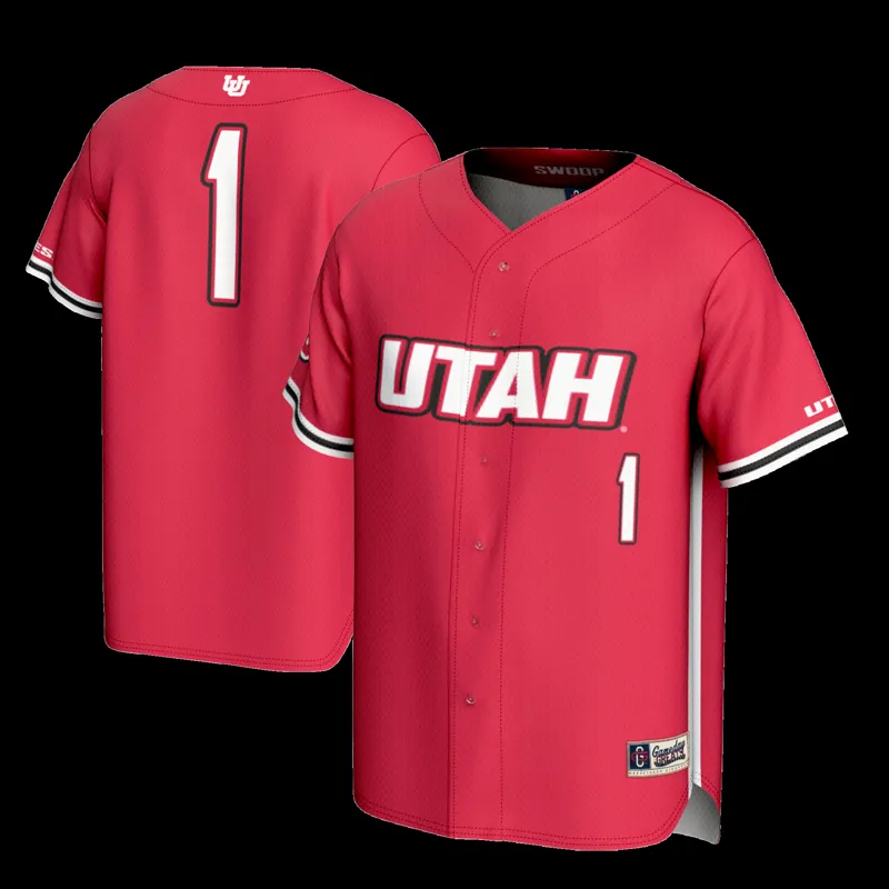Utah Utes Jersey Gameday Greats #1 Red Lightweight Jersey