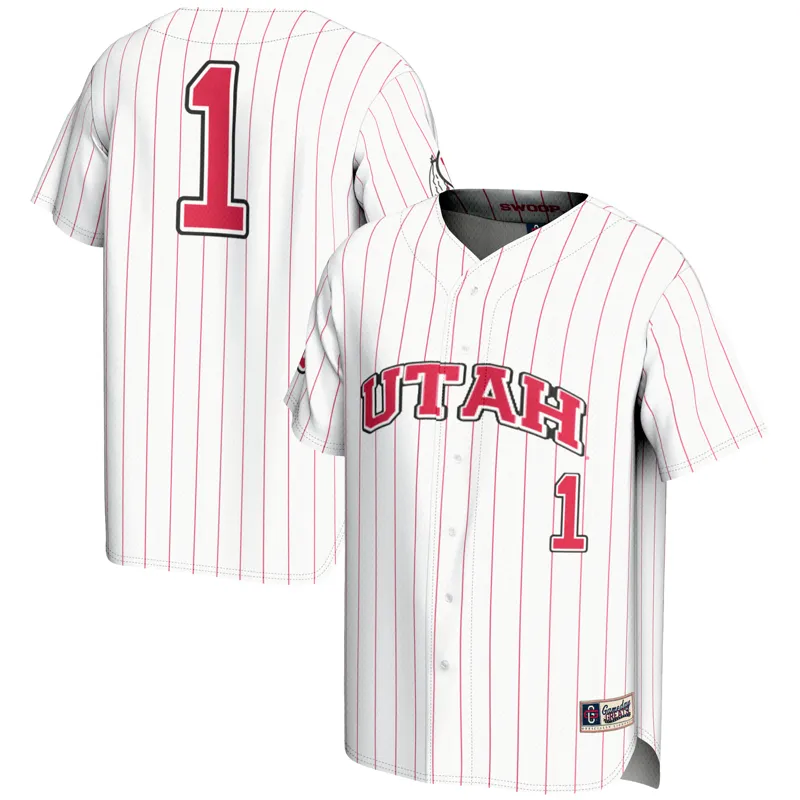 Utah Utes Jersey Gameday Greats #1 White Lightweight Jersey