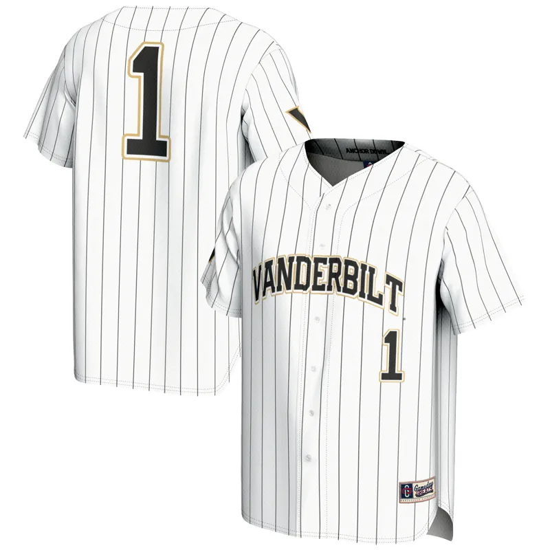 Vanderbilt Commodores Jersey Gameday Greats #1 White Lightweight Jersey