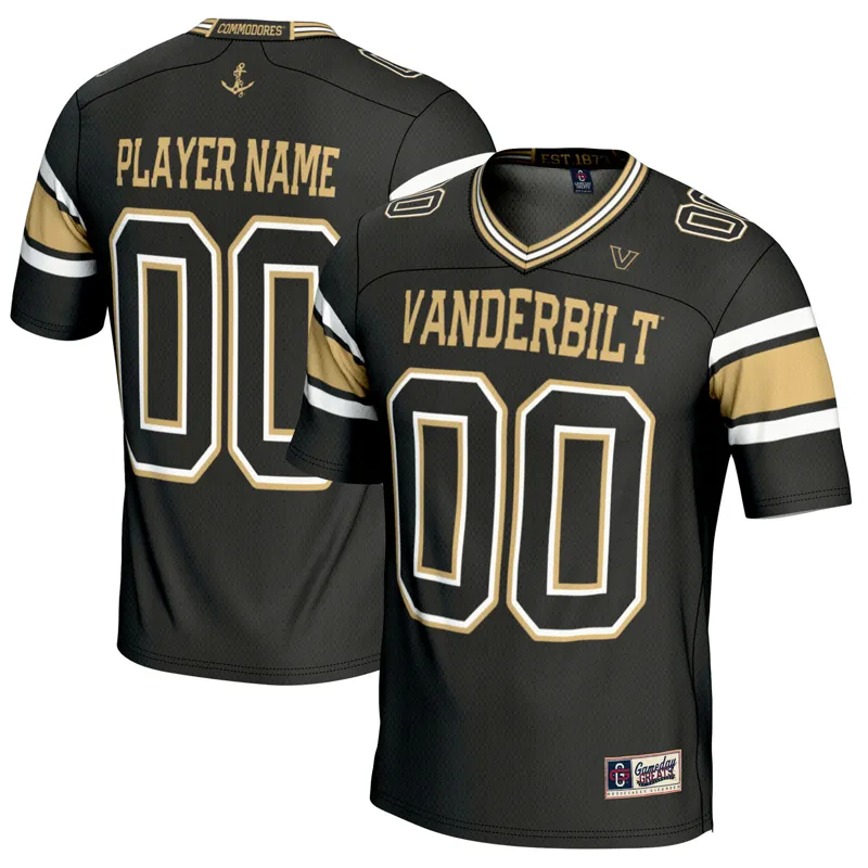Vanderbilt Commodores Jersey Gameday Greats Black Pick A Player Jersey