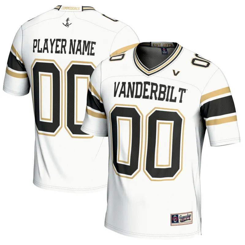 Vanderbilt Commodores Jersey Gameday Greats White Pick A Player Jersey