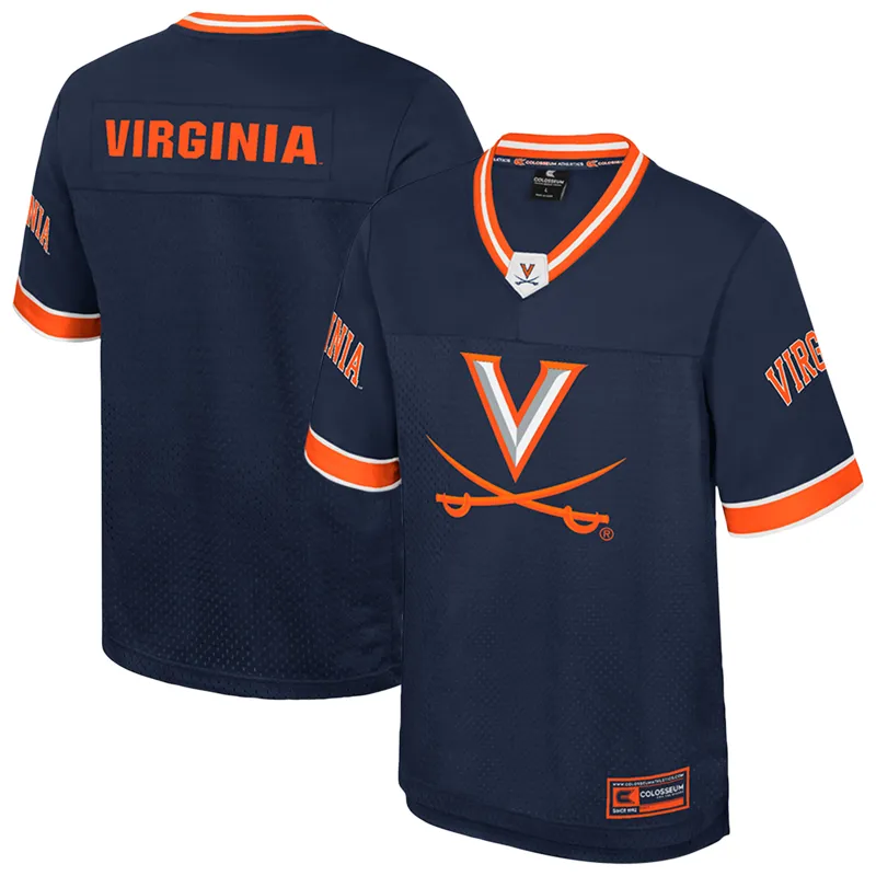 Virginia Cavaliers Jersey Colosseum Navy Nothing But The Hits Jersey