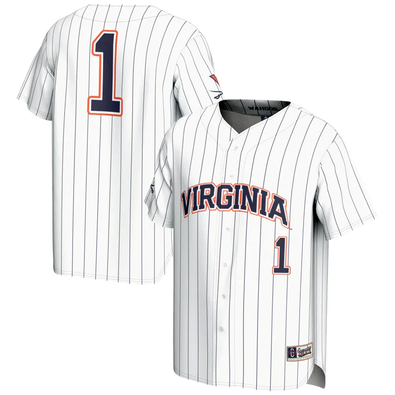 Virginia Cavaliers Jersey Gameday Greats #1 White Lightweight Jersey