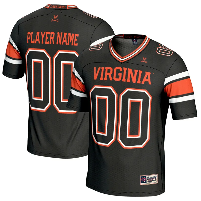 Virginia Cavaliers Jersey Gameday Greats Black Pick A Player Jersey