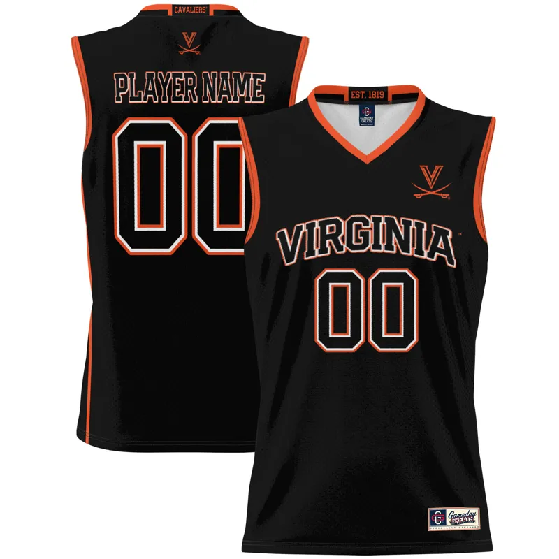 Virginia Cavaliers Jersey Gameday Greats Black Pick A Player Lightweight Jersey