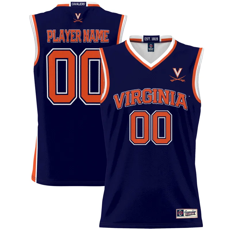 Virginia Cavaliers Jersey Gameday Greats Navy Pick A Player Lightweight Jersey