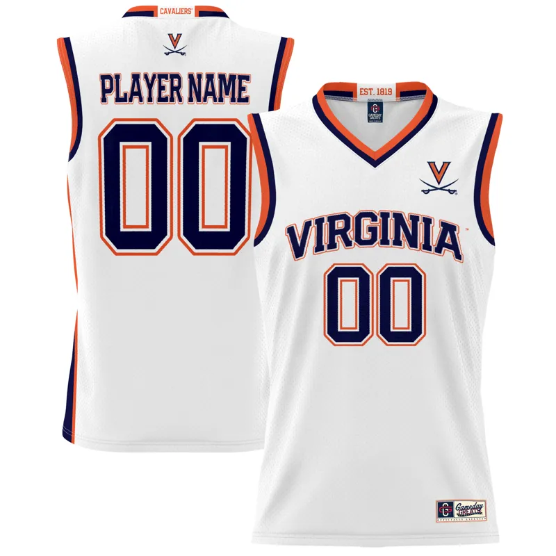 Virginia Cavaliers Jersey Gameday Greats White Pick A Player Lightweight Jersey