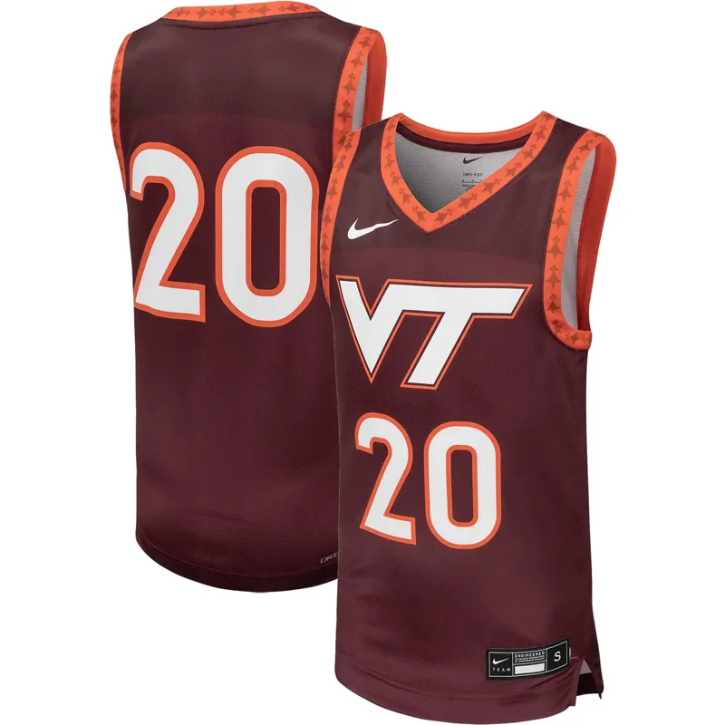 Virginia Tech Hokies Jersey #20 Maroon Team Jersey