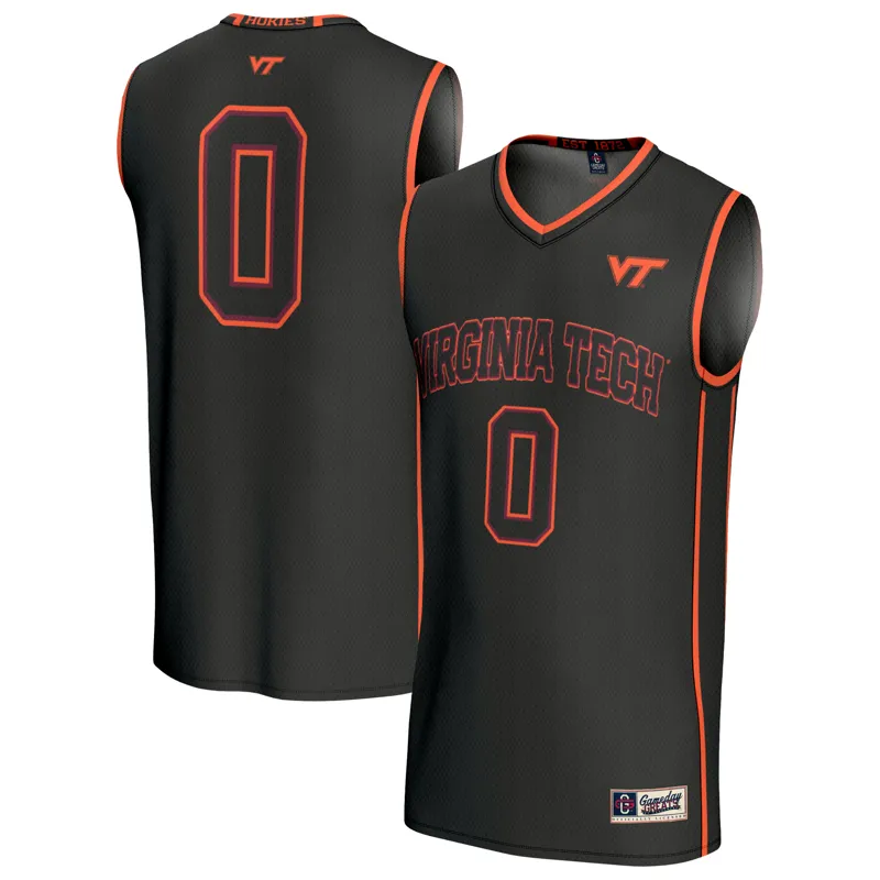Virginia Tech Hokies Jersey Gameday Greats #0 Black Jersey - Image 5