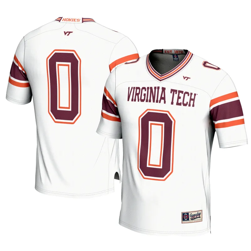 Virginia Tech Hokies Jersey Gameday Greats #0 Maroon Lightweight Jersey - Image 3