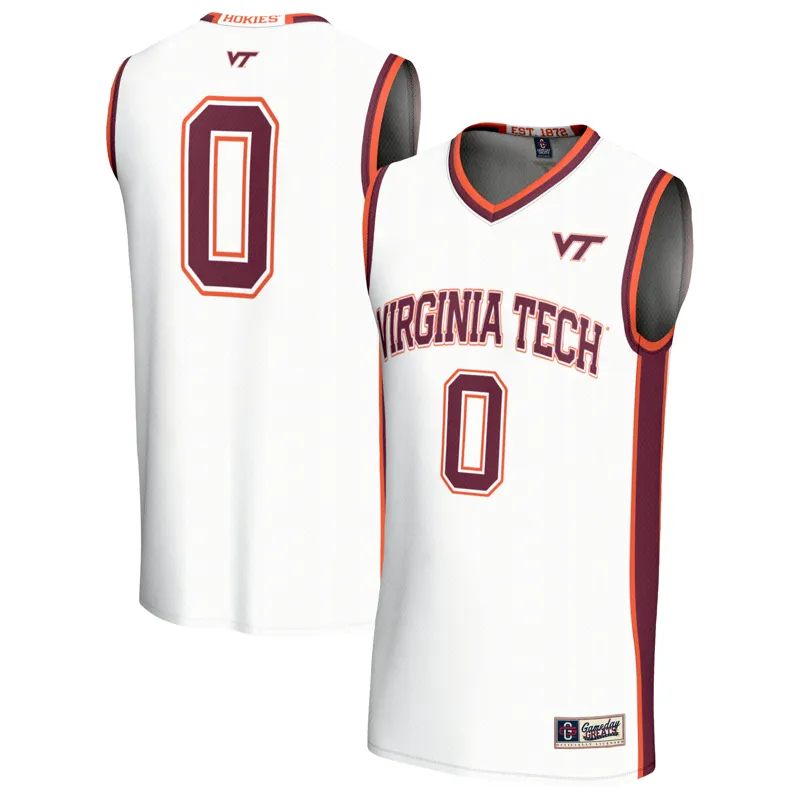 Virginia Tech Hokies Jersey Gameday Greats #0 White Lightweight Collegiate Jersey