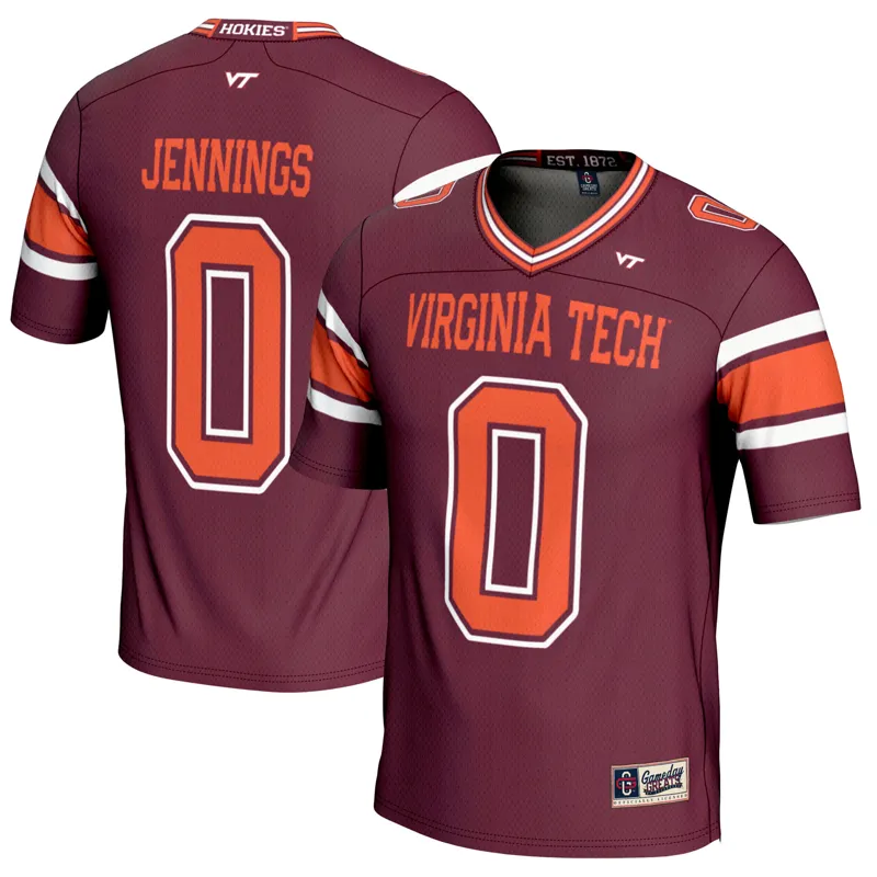 Virginia Tech Hokies Jersey Gameday Greats Ali Jennings Maroon Player Jersey