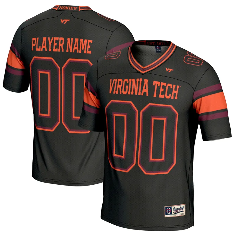 Virginia Tech Hokies Jersey Gameday Greats Black Pick A Player Jersey