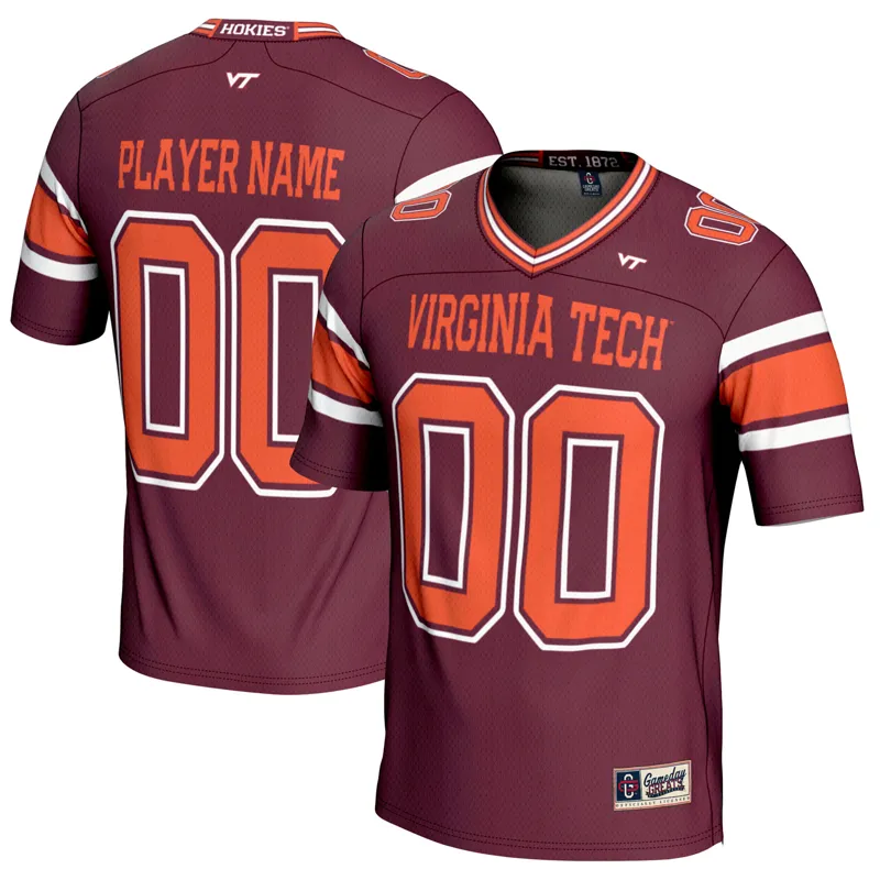Virginia Tech Hokies Jersey Gameday Greats Maroon Pick A Player Jersey - Image 2