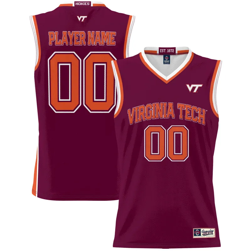 Virginia Tech Hokies Jersey Gameday Greats Maroon Pick A Player Jersey - Image 4