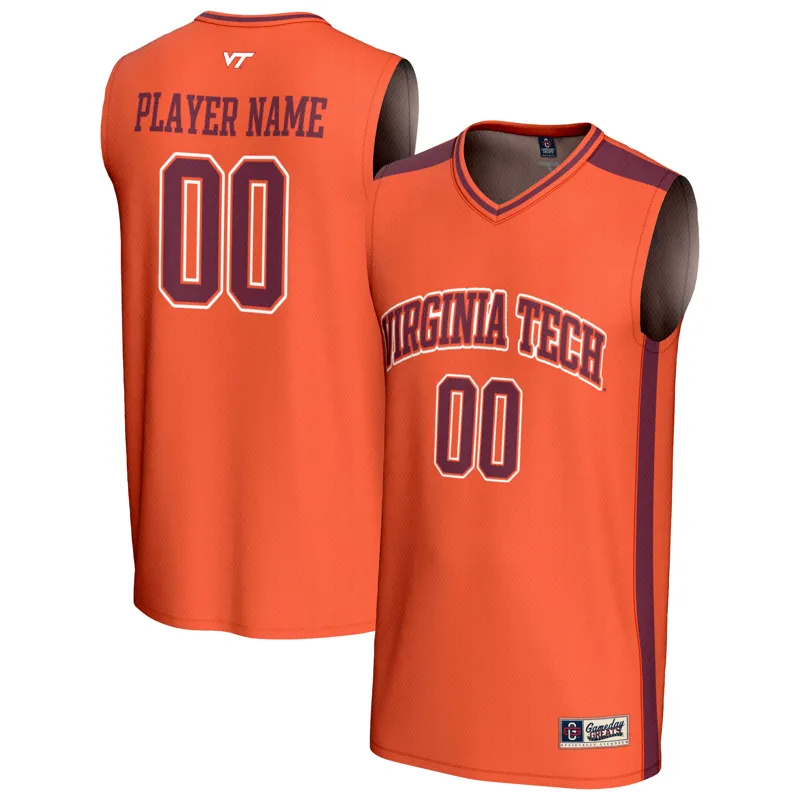 Virginia Tech Hokies Jersey Gameday Greats Orange Pick A Player Lightweight Jersey
