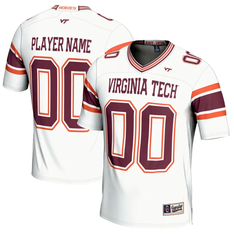 Virginia Tech Hokies Jersey Gameday Greats White Pick A Player Jersey