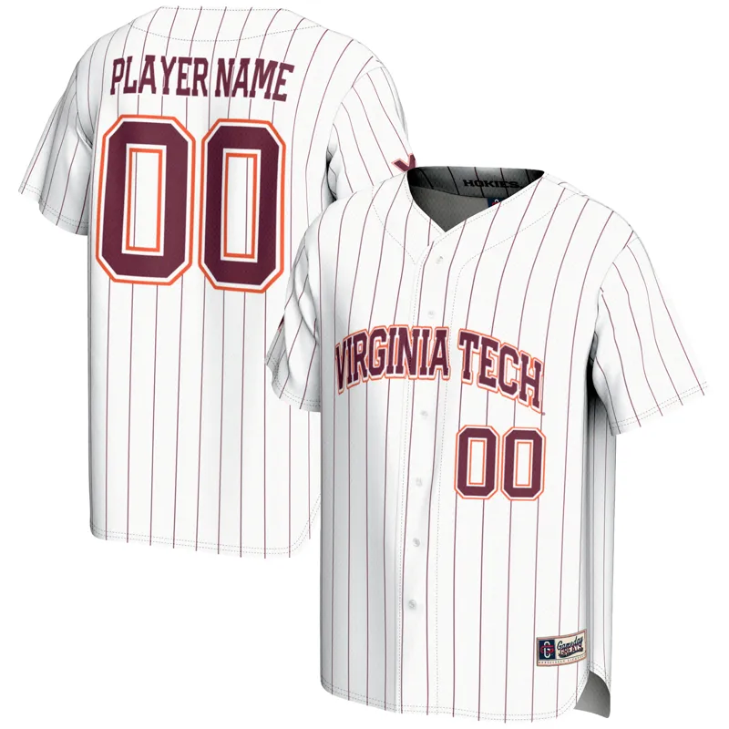 Virginia Tech Hokies Jersey Gameday Greats White Pick A Player Lightweight Jersey - Image 3