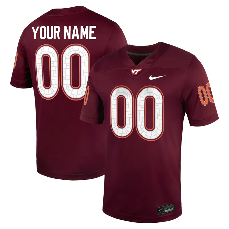Virginia Tech Hokies Jersey Gameday Greats White Pick A Player Lightweight Jersey - Image 5
