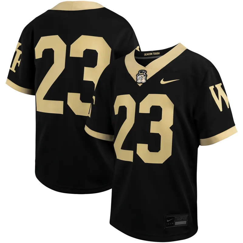 Wake Forest Demon Deacons Jersey #23 Black Untouchable Game Jersey
