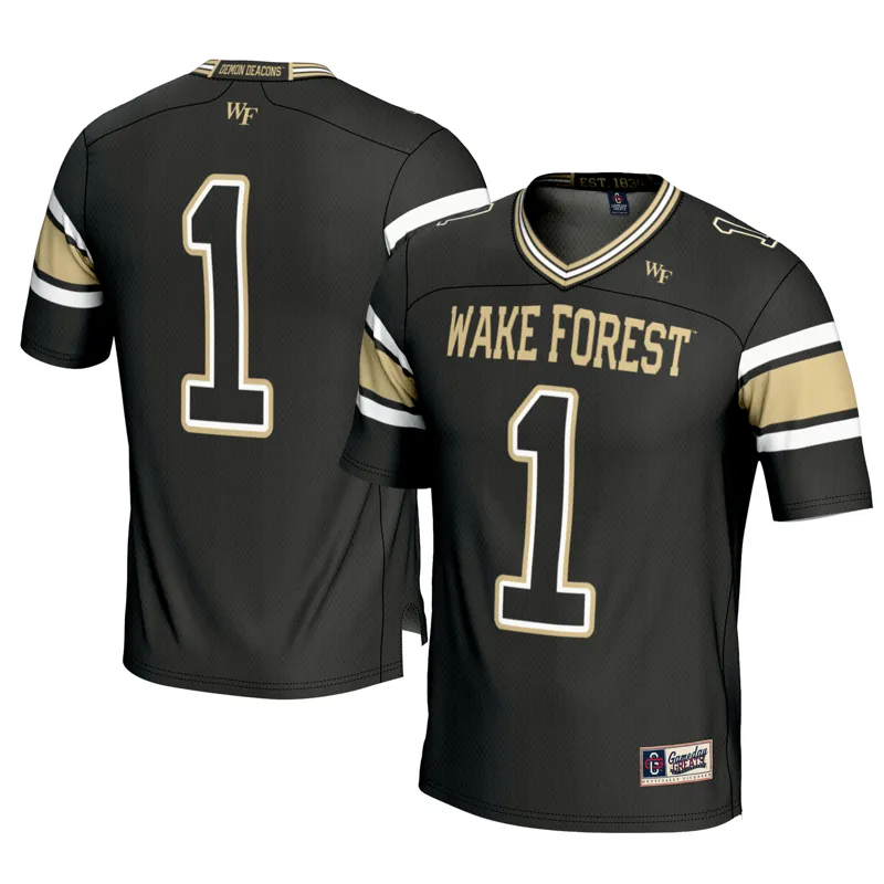 Wake Forest Demon Deacons Jersey Gameday Greats #1 Black Jersey