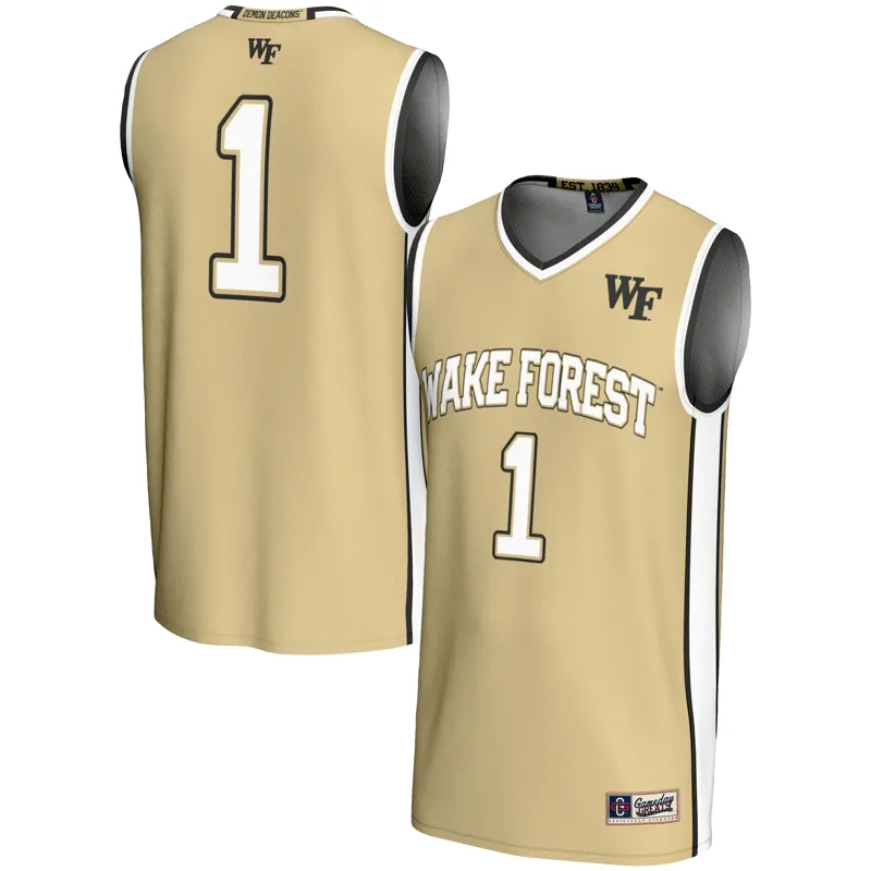 Wake Forest Demon Deacons Jersey Gameday Greats #1 Gold Lightweight Jersey - Image 3